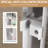 48" W X 72" H Aluminum Double Sliding Shower Door, 1/4" (6mm) Clear Tempered Glass With - Proof Film, Dual Stainless Steel Handles, Reversible And Adjustable For Bathroom Use Door Frame, Shatter-119004637