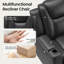 Fauteuil inclinable électrique rétro en cuir écologique-42250144