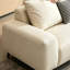chaise longue en tissu simple et décontractée