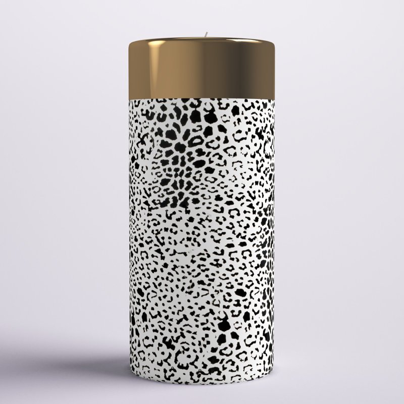 Vase en céramique - or mat, noir mat, H 12 po x l 5 po x P 5 po