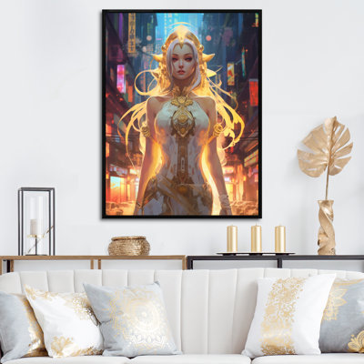 " Cyberpunk Urban Tokyo Gracious Goddess I "