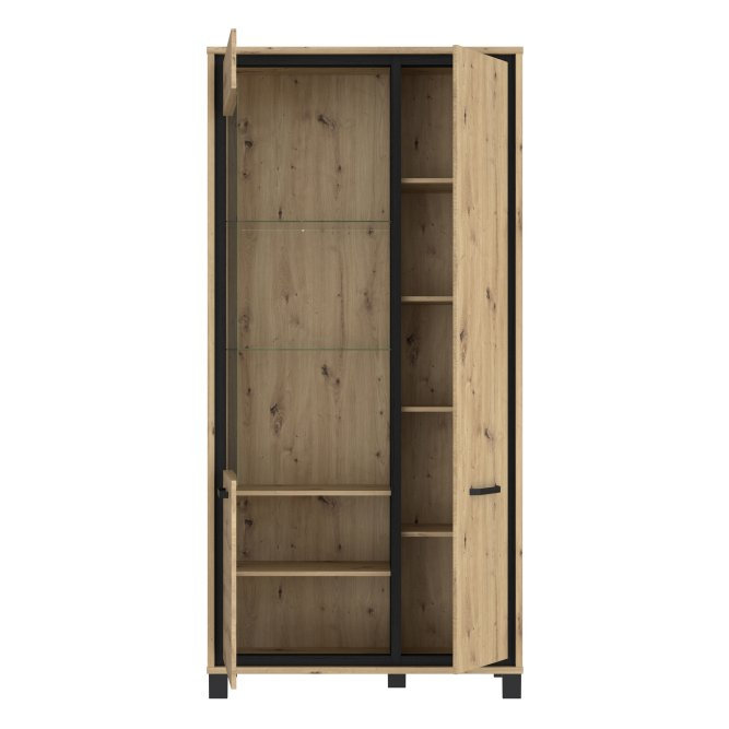 Cerallua Glass 102 cm W Display Cabinet