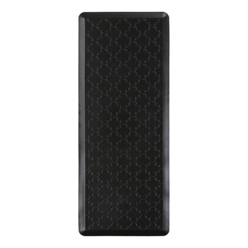 Tapis de cuisine antidérapant Bayonville, Noir, Rectangle 2 pi x 5 pi