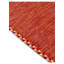Azizi Striped Hand Woven Cotton Orange Rug-388036585