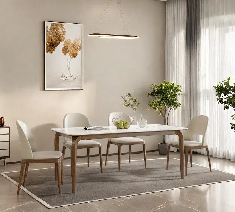 Ensembles de table de salle à manger avec des caractéristiques de qualité., H 29,53 po x L 62,99 po x l 35,43 po