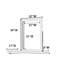 Commode double 6 tiroirs l 48 po avec miroir-87498770