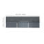 18pcs Asphalt Shingles Bitumen Roofing Kit Grey