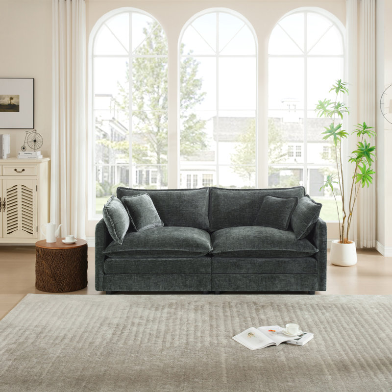 Causeuse Haninerm, Gris, 2