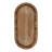 Derksen Decorative Beaded Oval Tray with Ball Feet for Coffee Table Decor - Stylish Home Decor Accent for Kitchen, Jewelry, and Trinket Tray, Brown-401478863