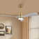 Lahrizi Adjustable Color Temperature 3 Height LED Ceiling Fan Light