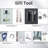 Galvanized Steel Outdoor Shed With Sliding Doors And Hooks, 8Ft X 4Ft, Gray Iron Enduring Panels,-125090359