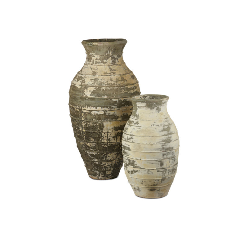Lipari - Extra Large Urn Planter - Antique White, Antique White
