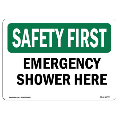 Safety First Sign