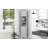 Multi-Functional Corner Cabinet Tall Bathroom Storage Cabinet With Two Doors And Adjustable Shelves, Open Shelf-103547634