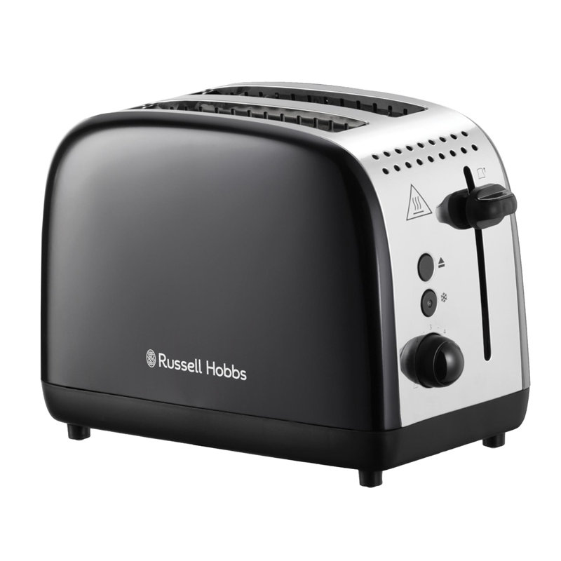 Russell Hobbs 2 Slice Lift & Look Toaster, Black