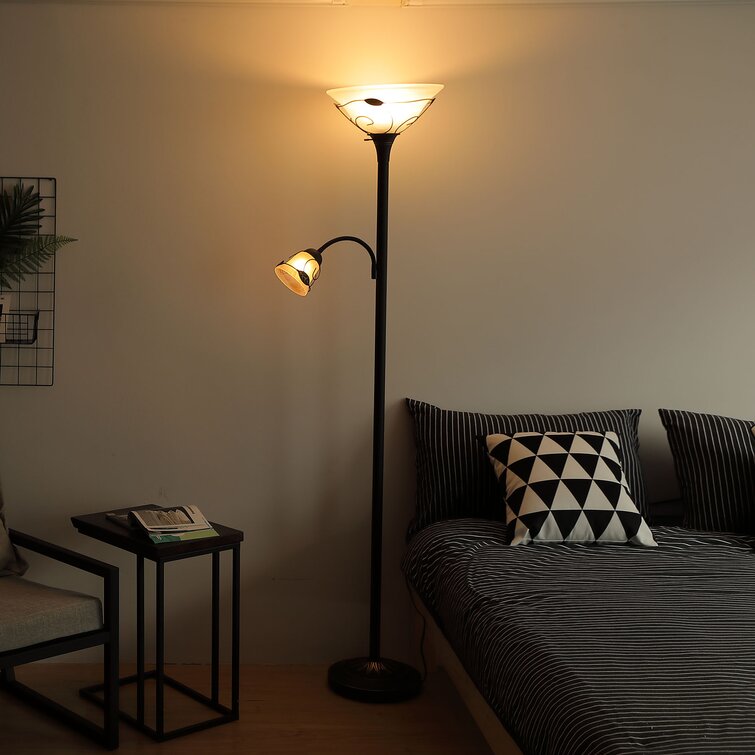 Lampe décorative Rayure marron H19,7cm