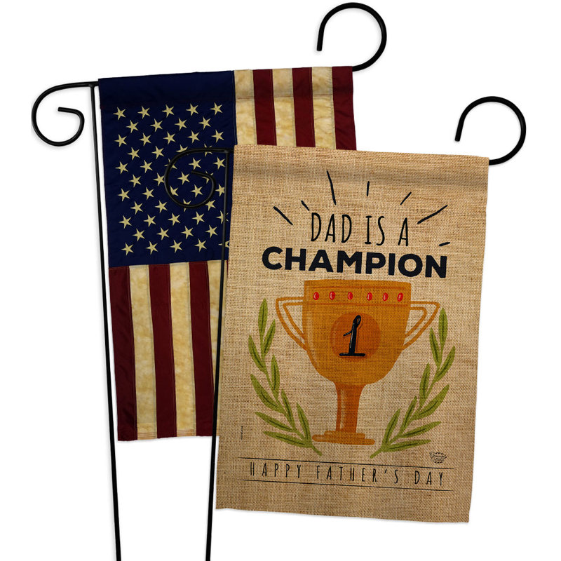 Drapeau de jardin en polyester 18,5 x 13 po Home Decor Home