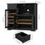 Garde-manger de 35,4 po de largeur, garde-manger avec placard, tiroir et cube pour micro-ondes-111987835