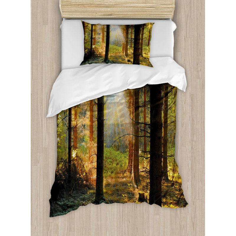 Rustic Floral Duvet Cover