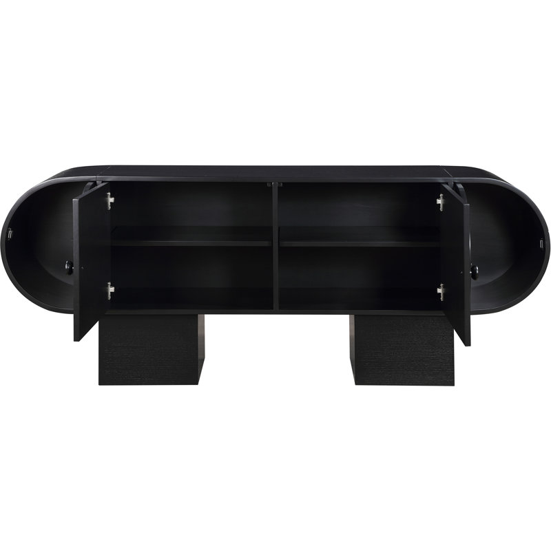 76'' Sideboard, Black