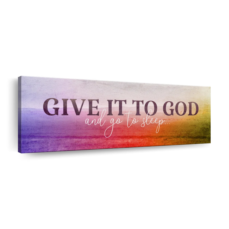 " Give It To God II " by Yi Art, 15" H x 45" W x 1.25" D