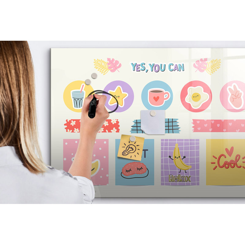 Magnetic Glass Dry Erase Board