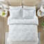 Édredon 100% coton grand - broderie décorative foncée, sans substance nocive de taille blanche-120258468