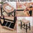 Bar Stool Cover Rectangle Set Of 4 Printed Stretch Counter Height Bar Stools Slipcovers Saddle Stool Slipcover Bench Seat Protector Backless Bar Stools Covers For Kitchen Counter