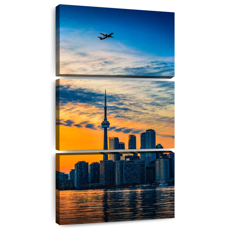 Toronto Sundown, 38" H x 18" W