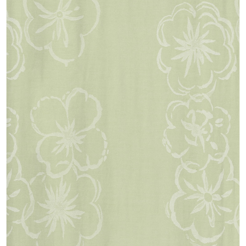 Pasadena Room Darkening Curtain Single Panel, Green, 132 W x 145 D cm