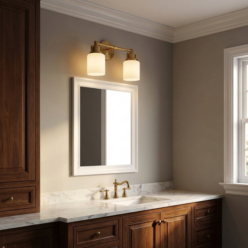Bath, 10.25" H x 13.5" W x 5.5" D, Burnished Brass