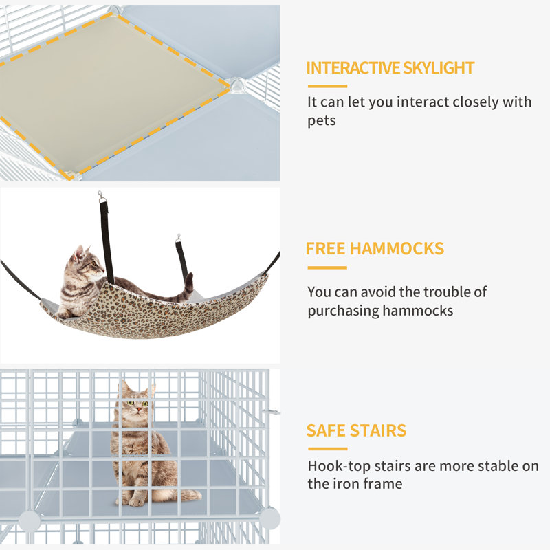 Cage pour chat portable Evteka