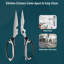 9 Inch Heavy Duty Multipurpose Kitchen Scissors, Detachable Stainless Steel Utility Shears with Bottle Opener Nutcracker