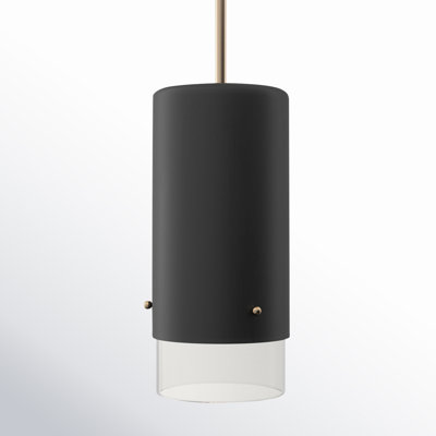 Saeger Single Light Glass Dimmable Pendant