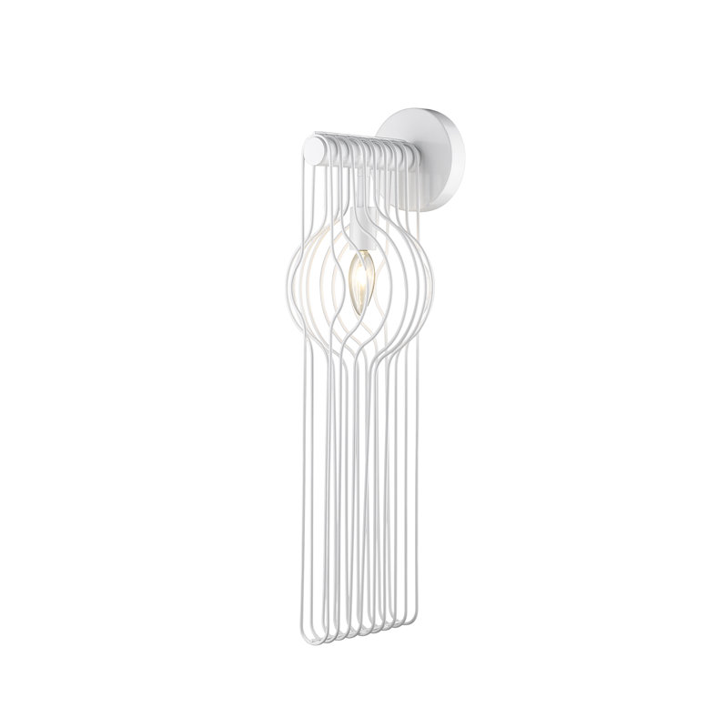 Appliquee à bras 1 lumières Hartly, H 24,5 po x l 7,75 po x P 7,75 po