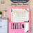 Weekly Meal Planner Dry Erase 13"x17” Magnetic Diet Planner For Fridge 