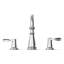 Bellera Widespread Bathroom Sink Faucet, Three-Hole Bathroom Faucet with Clicker Drain, 1.2 GPM-2072247969