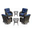 Ensemble de chaises pivotantes en osier 6 pièces Maude-206113365-205227515
