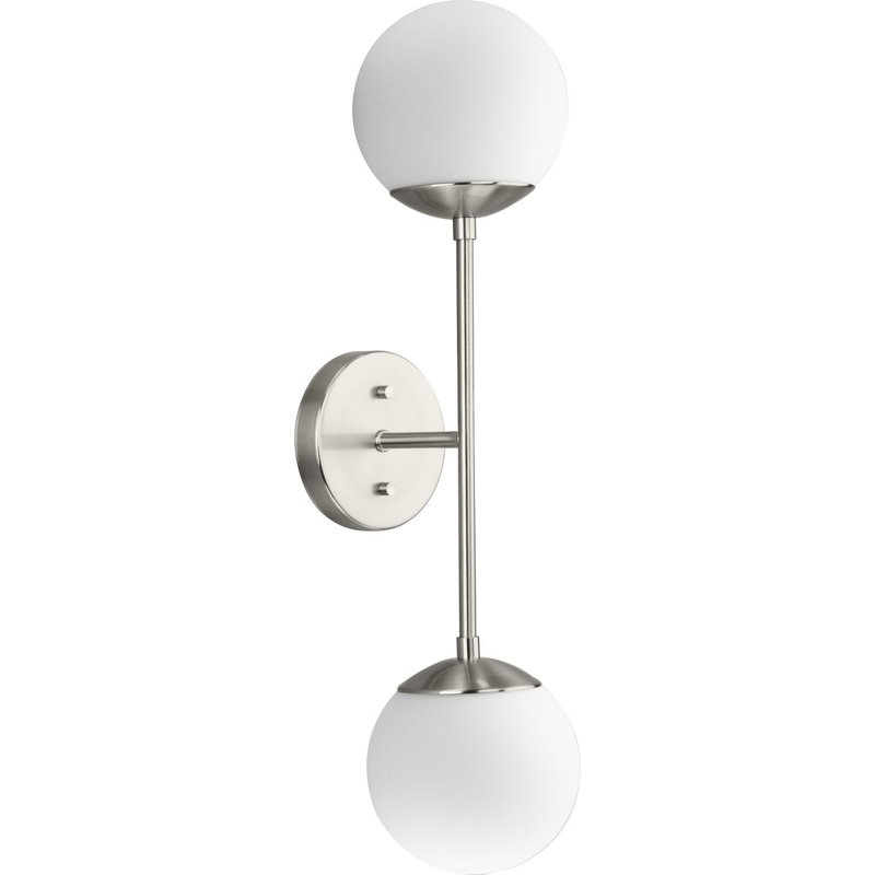Applique murale Bridgit, Nickel brossé