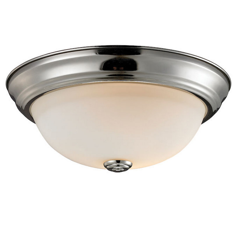 Wincanton Glass Flush Mount, Matte Opal