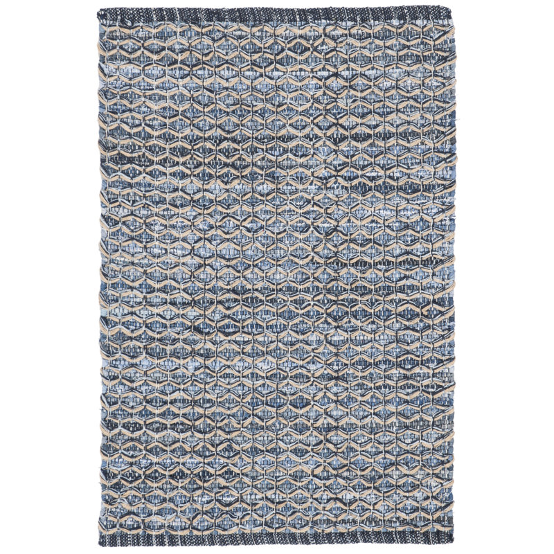 Tapis géométrique tissé à la main Montauk, Rectangulaire 3 pi x 5 pi