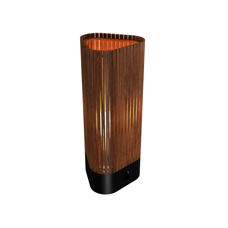 Living Hinges Wood Novelty Lamp, Imbuia