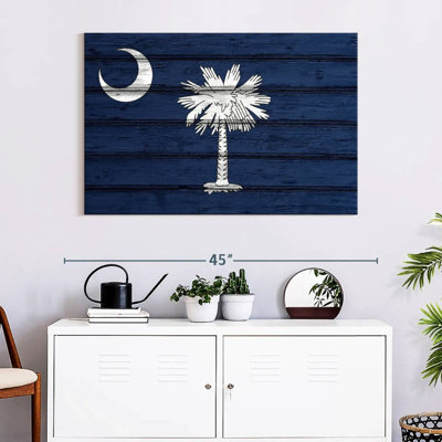 Borges Wood Style South Carolina Flag