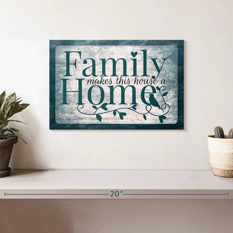 Plaque murale Family Family, H 8 po x l 12 po