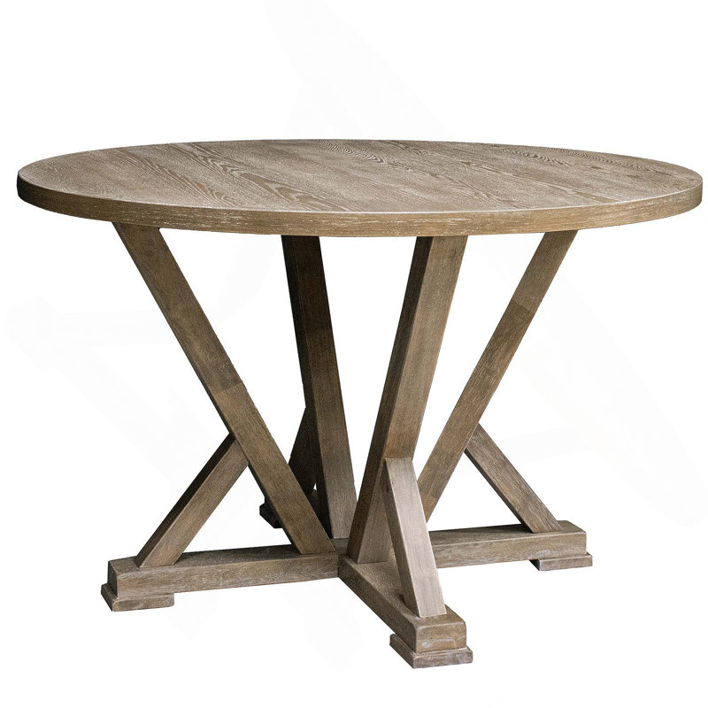 Table de salle à manger ronde Modern Farmhouse