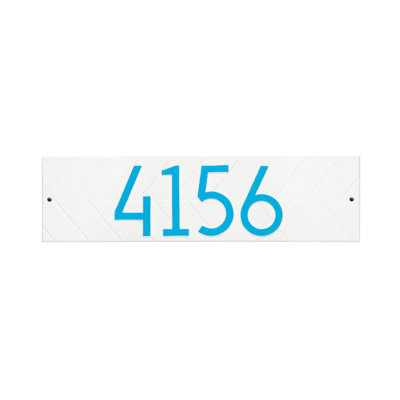 Mid-century Modern Herringbone Wall Plaque