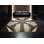 Tapis lavable à la machine à motif géométrique palmier de style Art déco Ortencia