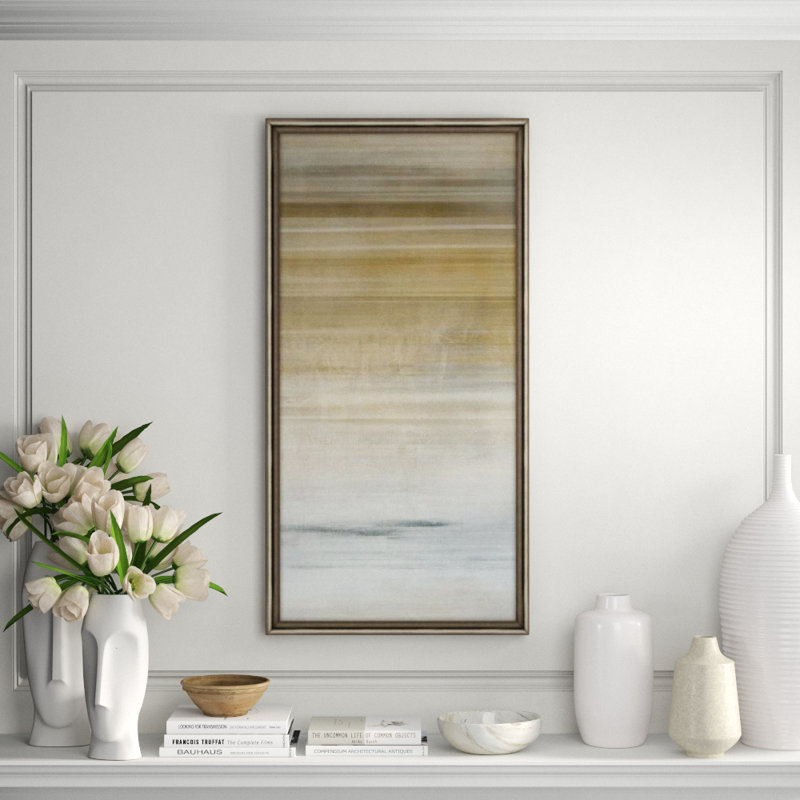«Desert Breath III» par Elena Carlie, impression sur toile tendue, Couche de verre, H 47 po x l 24 po