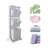Ivy Bronx Rolling Laundry Hamper Cart with Wheels, 3 Tier Laundry Baskets