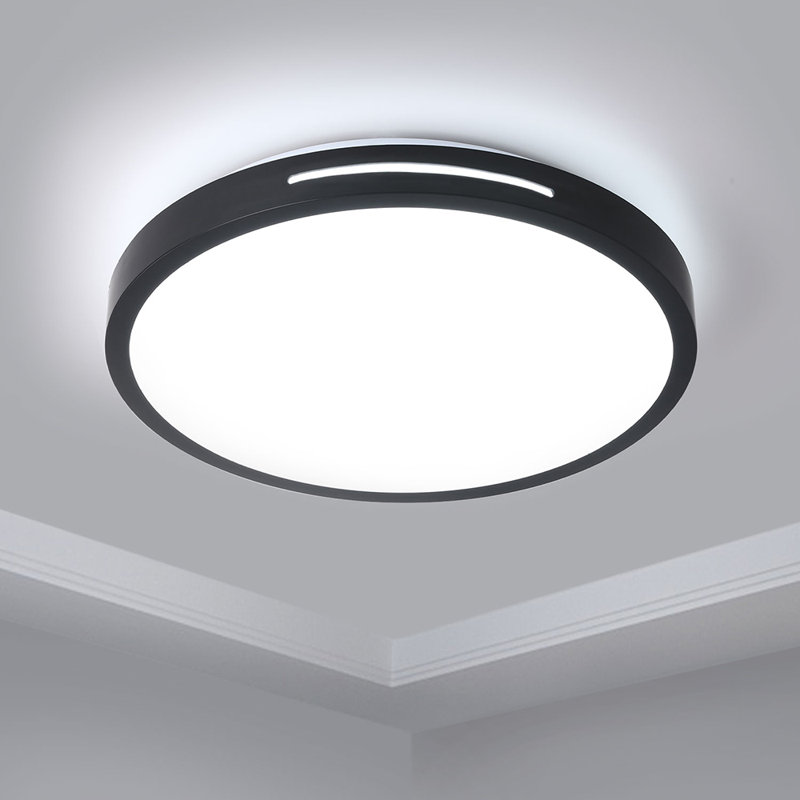 Semi Flush Mount, 5.5cm H x 34cm W x 34cm D, 24 W